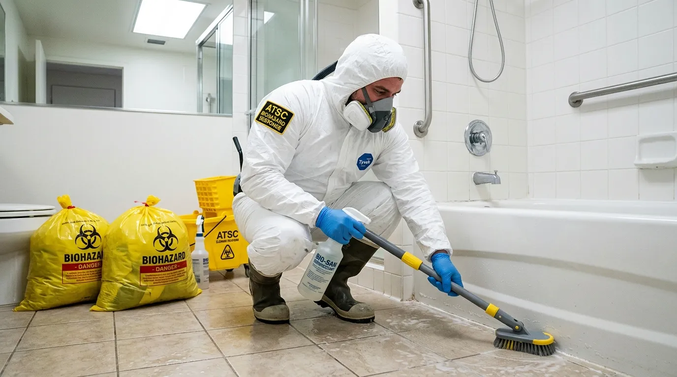 Decontamination equipment deployed for Blood Cleanup in Byron